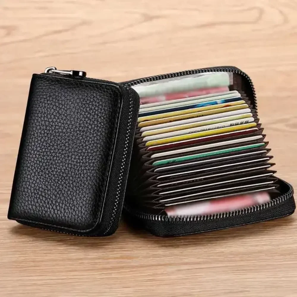 Porte carte femme – accordéon zippé