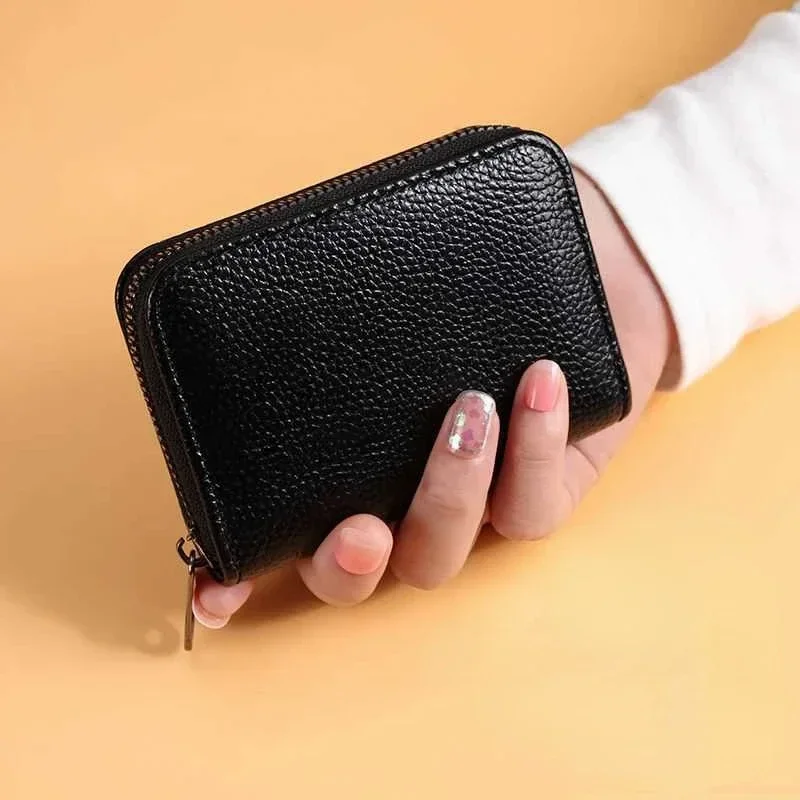 Porte carte femme – accordéon zippé